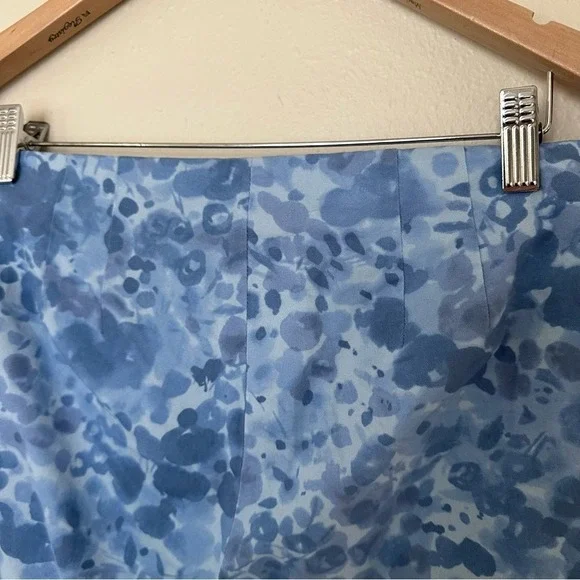 NWT J. JILL Blue Abstract Print Pants - Picture 5 of 6